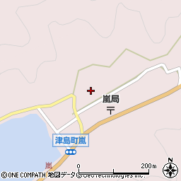 宇和島市立　嵐保育園周辺の地図