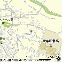 福岡県大牟田市吉野478-26周辺の地図