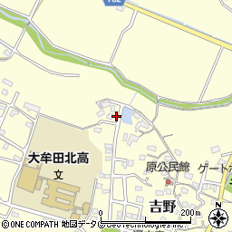 福岡県大牟田市吉野599周辺の地図