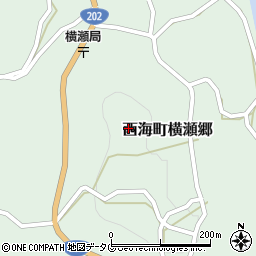 長崎県西海市西海町横瀬郷周辺の地図