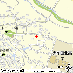 福岡県大牟田市吉野491周辺の地図