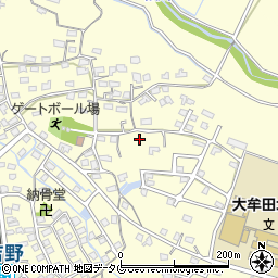 福岡県大牟田市吉野498周辺の地図