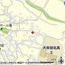 福岡県大牟田市吉野489周辺の地図