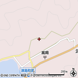愛媛県宇和島市津島町嵐582周辺の地図