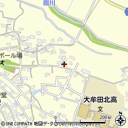 福岡県大牟田市吉野418周辺の地図