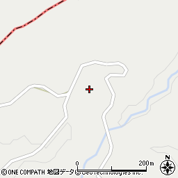 大分県豊後大野市朝地町梨小1567周辺の地図