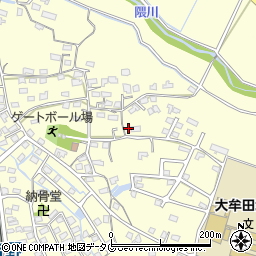 福岡県大牟田市吉野391周辺の地図