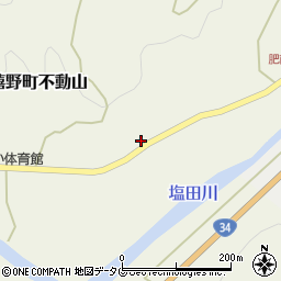 佐賀県嬉野市嬉野町大字不動山甲1184-1周辺の地図