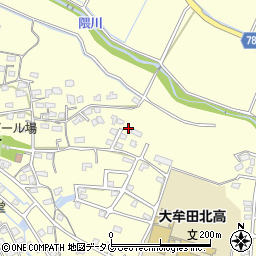 福岡県大牟田市吉野413周辺の地図