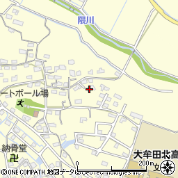 福岡県大牟田市吉野394-1周辺の地図