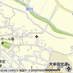 福岡県大牟田市吉野413-3周辺の地図