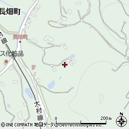 長崎県佐世保市長畑町1101周辺の地図