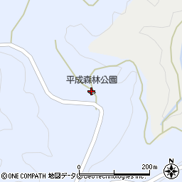 平成森林公園キャンプ場周辺の地図