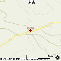 神子尾周辺の地図