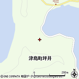 愛媛県宇和島市津島町坪井315周辺の地図