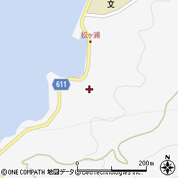 大分県津久見市松ケ浦5738周辺の地図