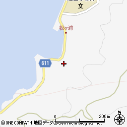 大分県津久見市松ケ浦5741周辺の地図