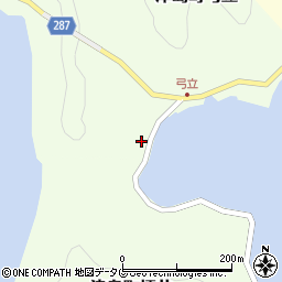 愛媛県宇和島市津島町弓立228周辺の地図