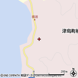 愛媛県宇和島市津島町横浦356周辺の地図