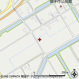 福岡県みやま市高田町黒崎開1074周辺の地図
