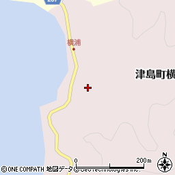 愛媛県宇和島市津島町横浦355周辺の地図