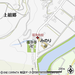 福浄寺前周辺の地図