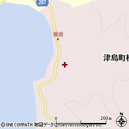 愛媛県宇和島市津島町横浦385周辺の地図