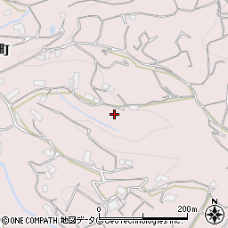 長崎県佐世保市奥山町周辺の地図