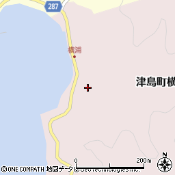 愛媛県宇和島市津島町横浦382周辺の地図