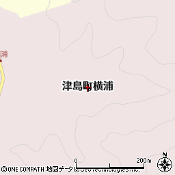 愛媛県宇和島市津島町横浦周辺の地図