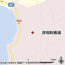 愛媛県宇和島市津島町横浦268周辺の地図
