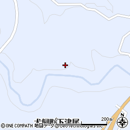 宇津尾木川周辺の地図