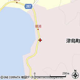 愛媛県宇和島市津島町横浦389周辺の地図