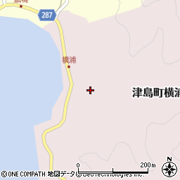 愛媛県宇和島市津島町横浦393周辺の地図