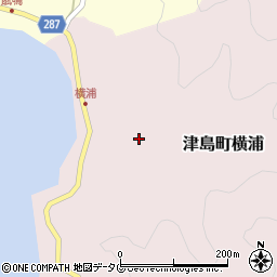 愛媛県宇和島市津島町横浦267周辺の地図