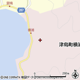 愛媛県宇和島市津島町横浦398周辺の地図