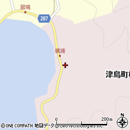 愛媛県宇和島市津島町横浦400周辺の地図