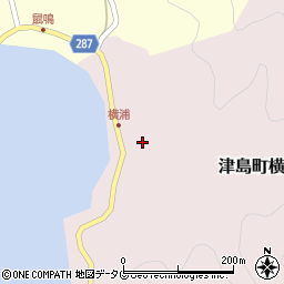 愛媛県宇和島市津島町横浦404周辺の地図