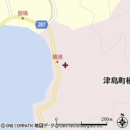 愛媛県宇和島市津島町横浦414周辺の地図