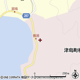愛媛県宇和島市津島町横浦415周辺の地図