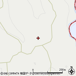 大分県豊後大野市朝地町梨小2057周辺の地図