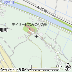 長崎県佐世保市長畑町498周辺の地図