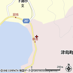 愛媛県宇和島市津島町横浦462周辺の地図