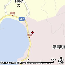 愛媛県宇和島市津島町横浦461周辺の地図