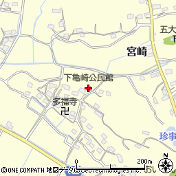 下亀崎公民館周辺の地図