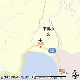 愛媛県宇和島市津島町鼡鳴153周辺の地図