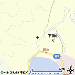 愛媛県宇和島市津島町鼡鳴221周辺の地図