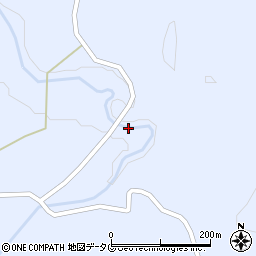 熊本県南小国町（阿蘇郡）中原周辺の地図