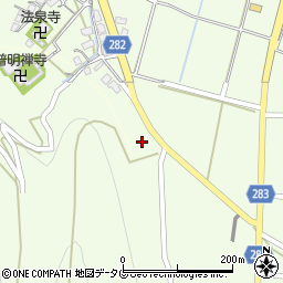 佐賀県鹿島市古枝1118周辺の地図