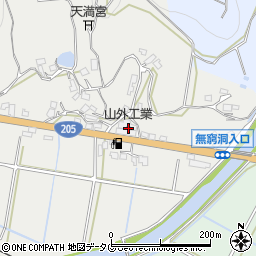 山外工業株式会社　本社宮資材倉庫周辺の地図